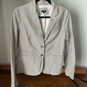 Women's J Crew Striped Blazer